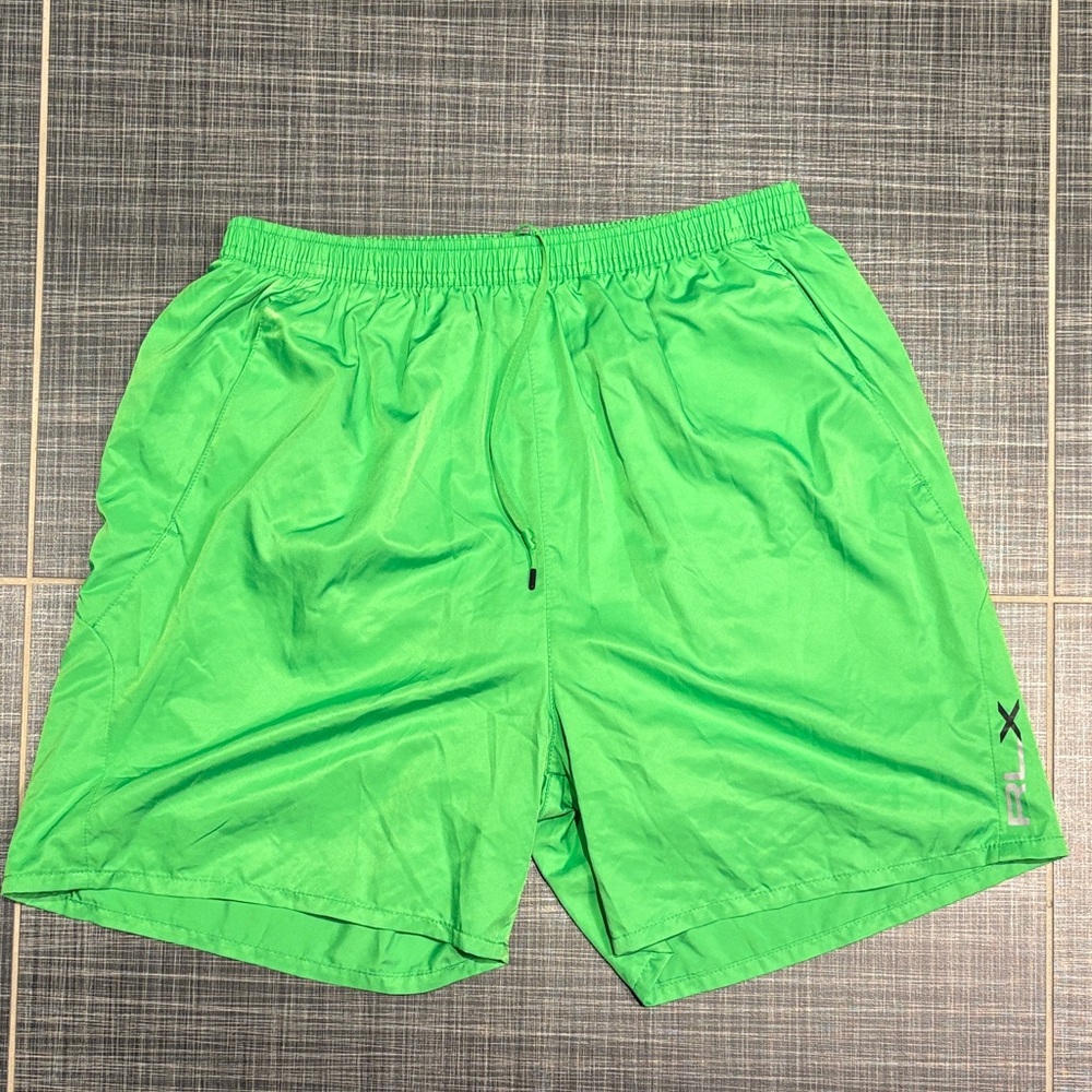 RLX Ralph Lauren Neon Green Athletic Shorts